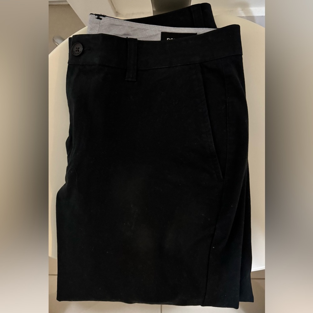 Bonobos slim taper 2.0 chino in black size 32x32